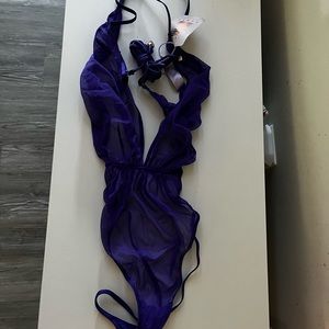 NEW SAVAGE FENTY PURPLE BODYSUIT
